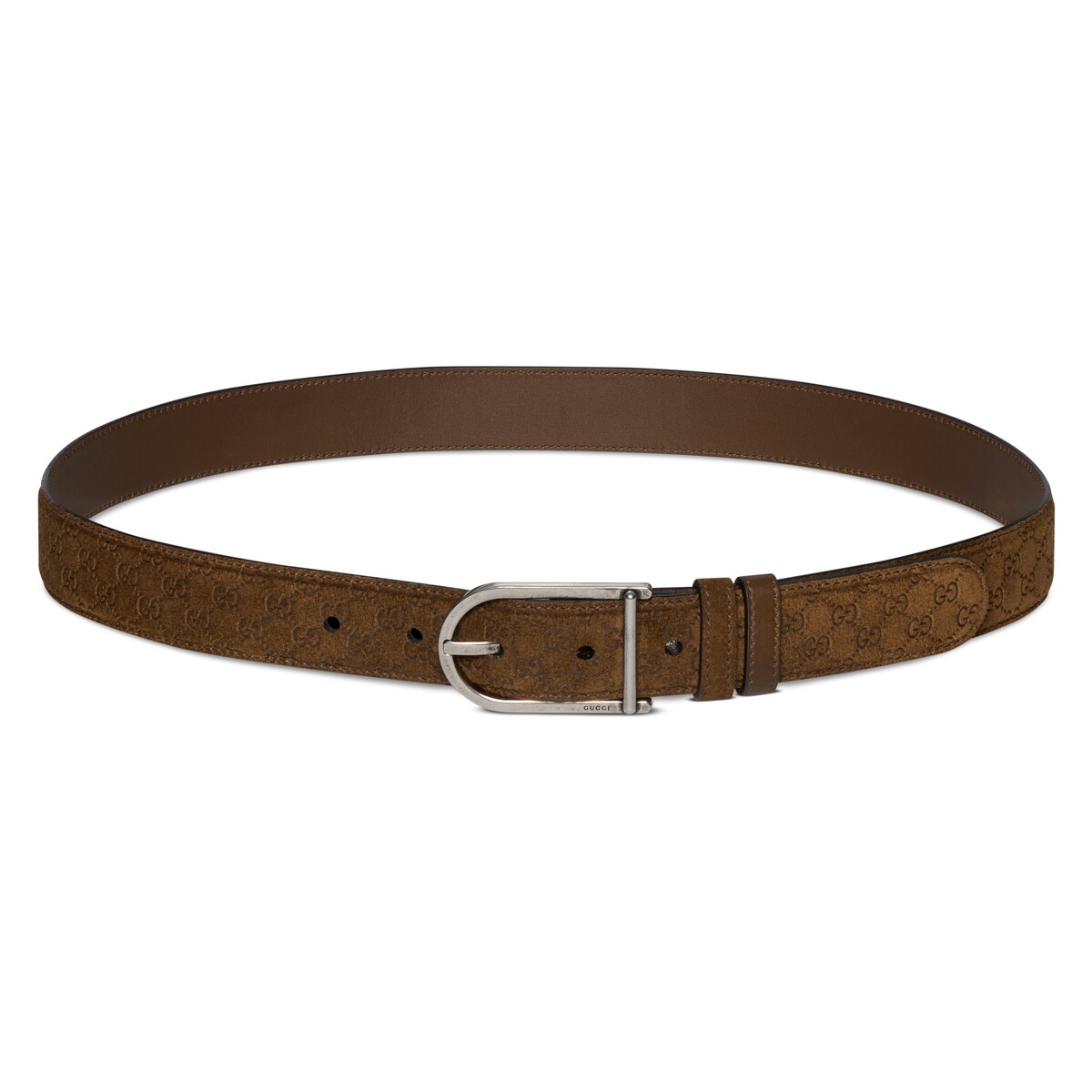 Gucci Reversible Belt With Rounded Buckle