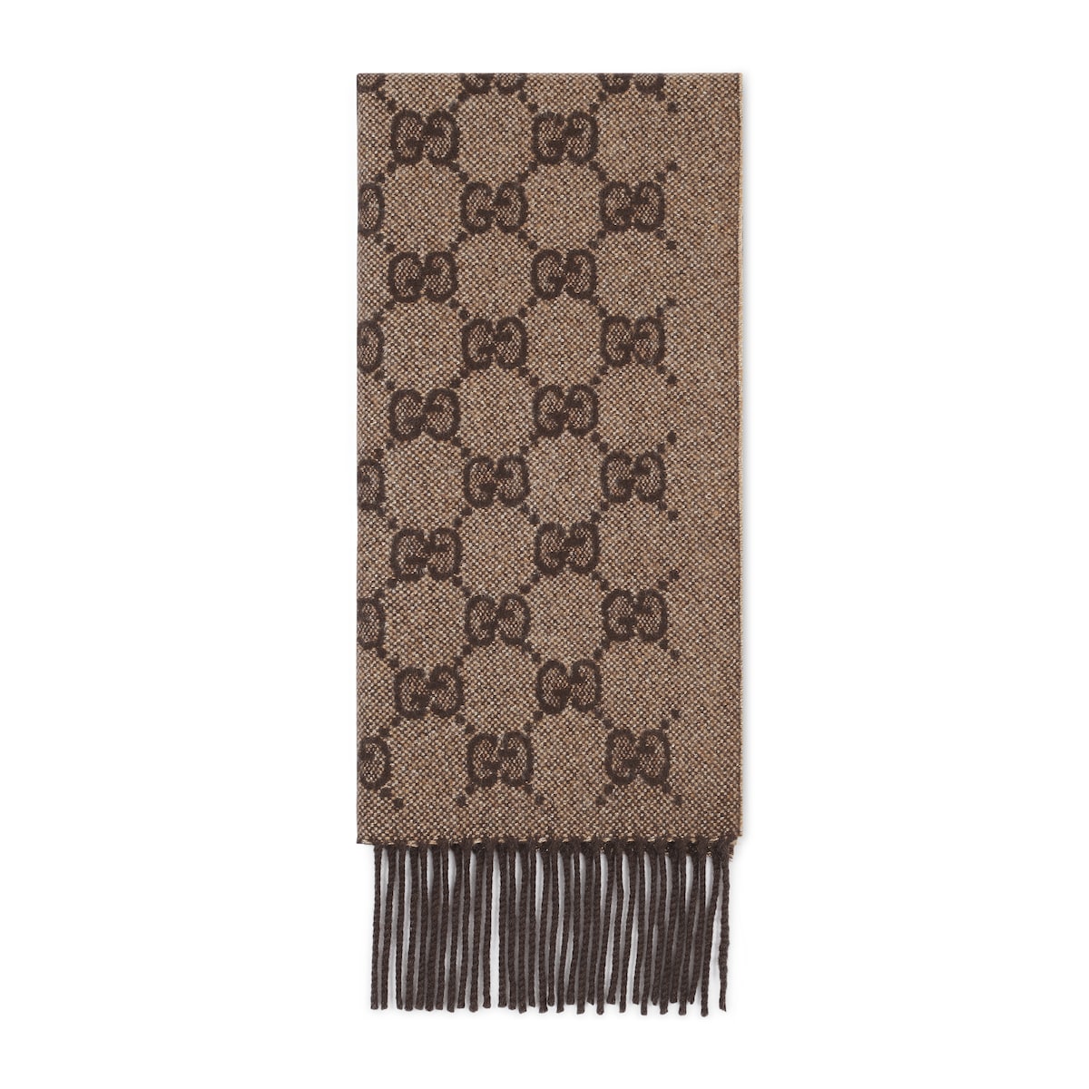 Gucci GG Cashmere Lamé Scarf