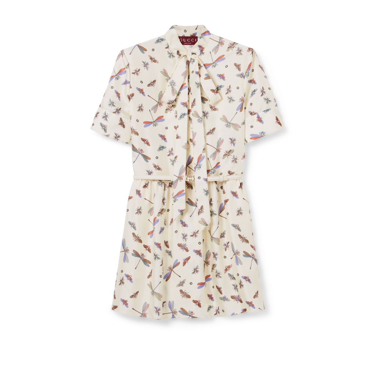 Gucci Printed Silk Twill Dress