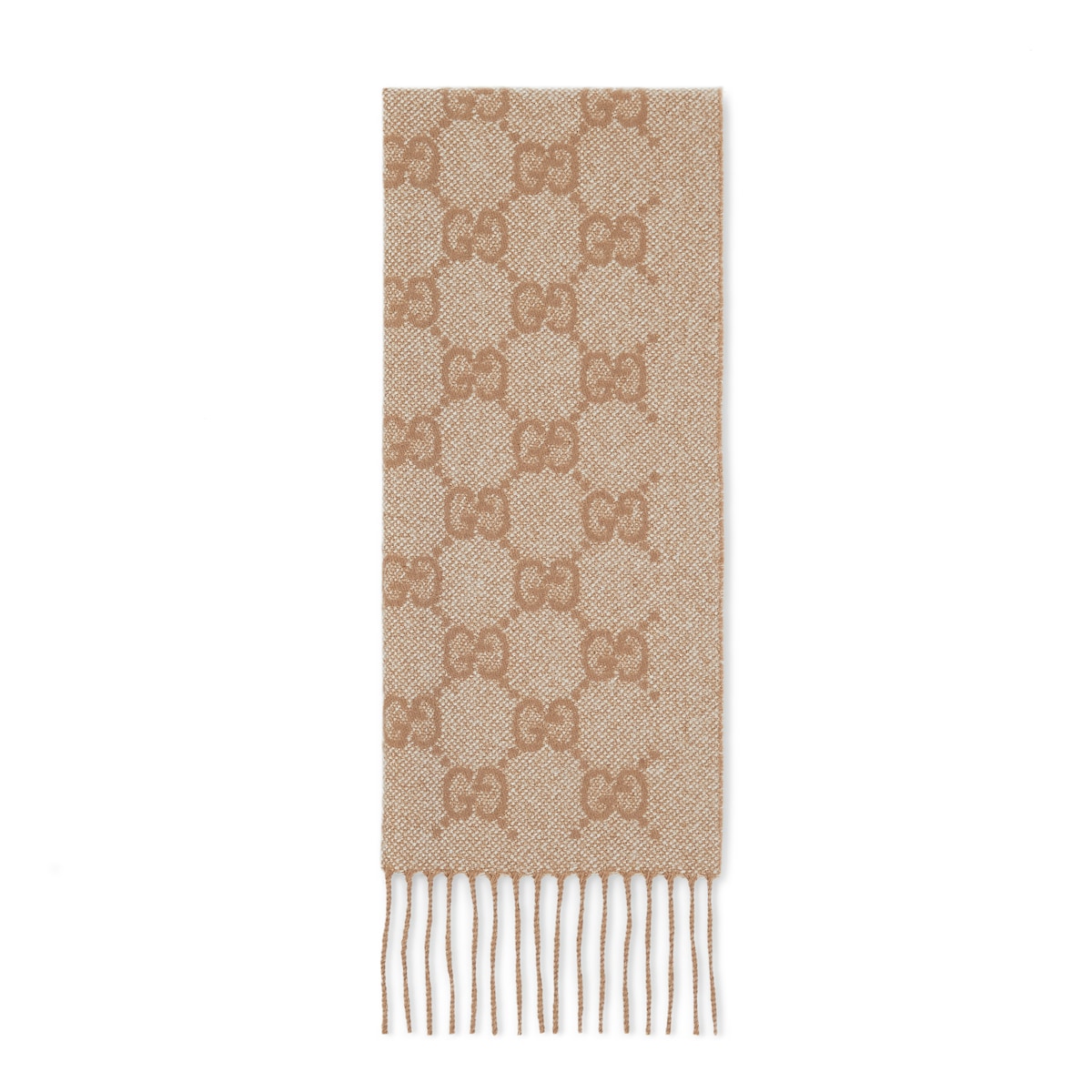 Gucci GG Cashmere Lamé Scarf
