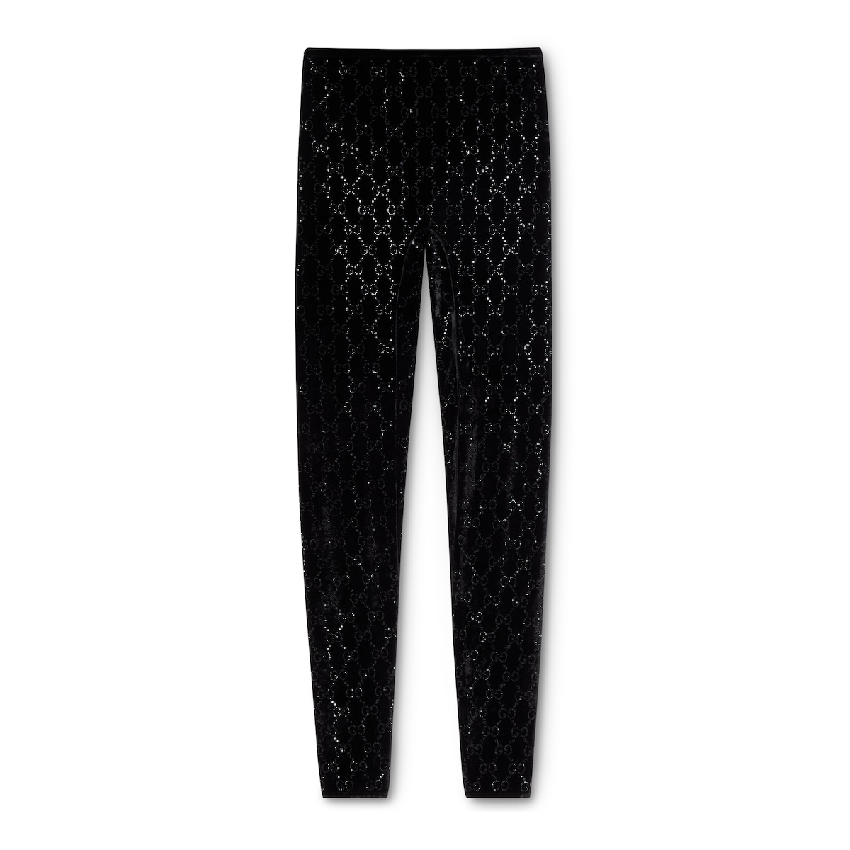 Gucci GG Crystal Embroidered Leggings