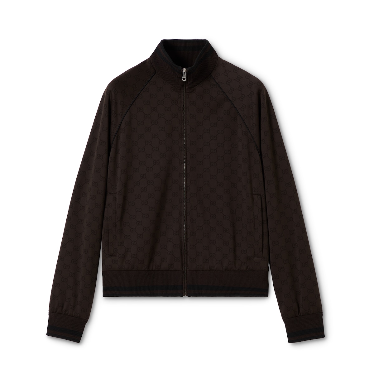 GG Jersey Jacquard Zip Jacket