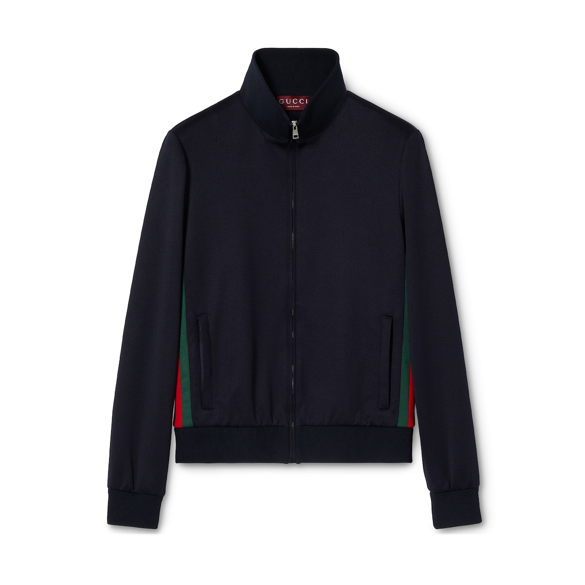Technical Jersey Zip Jacket With Web
