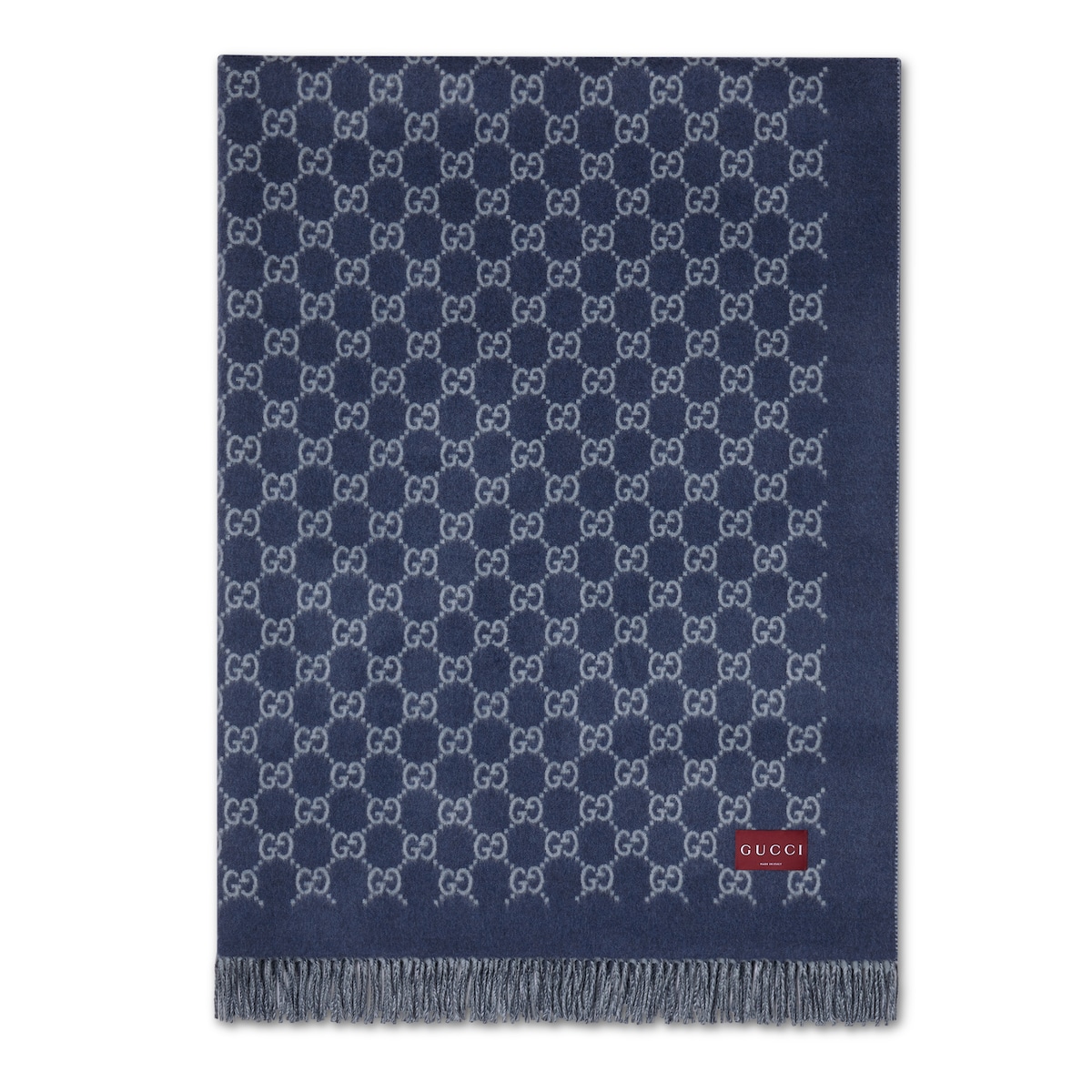 Gucci Reversible GG Wool Cashmere Blanket