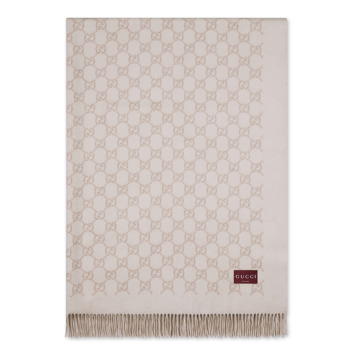 Gucci Reversible GG Wool Cashmere Blanket