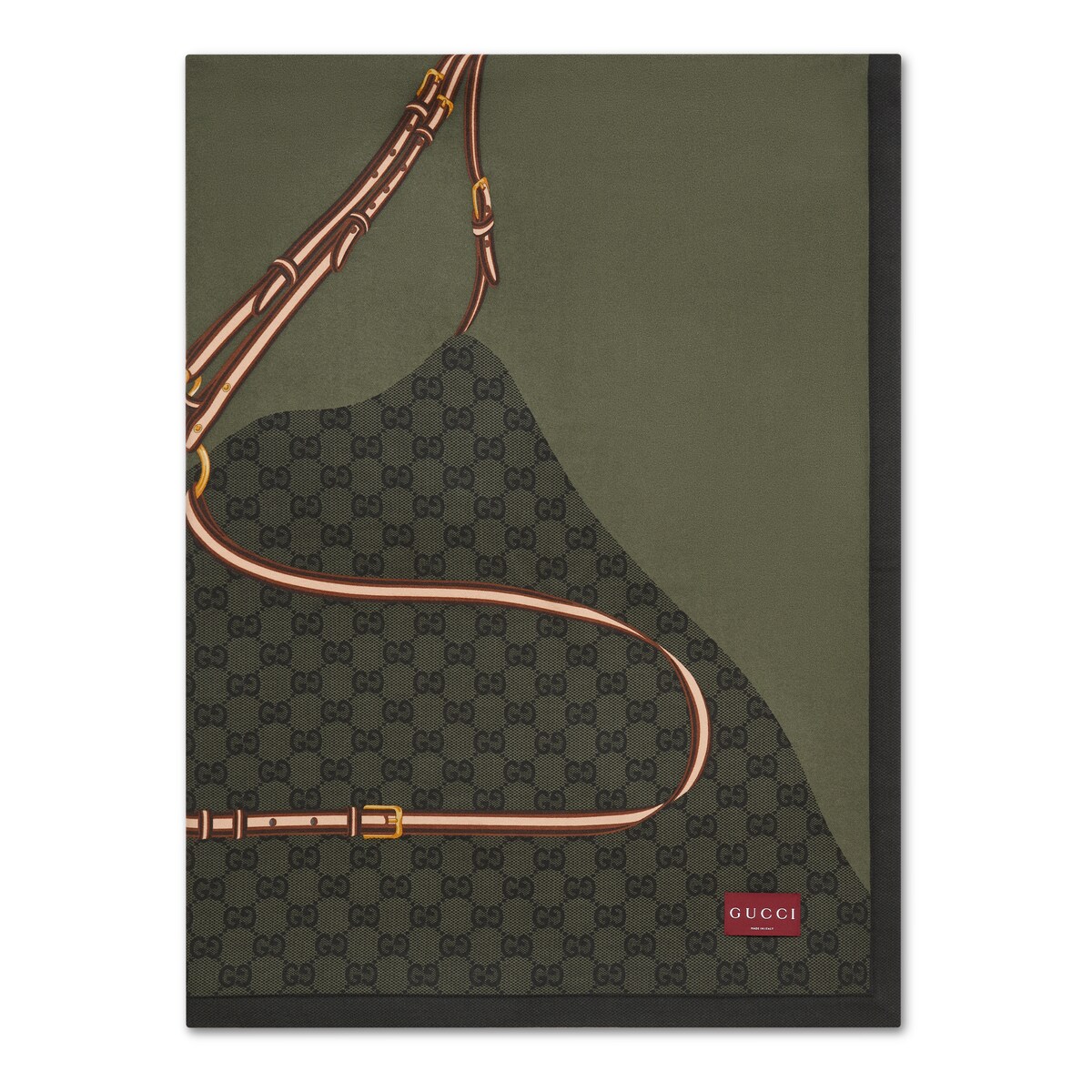 Gucci Wool Blanket With Print