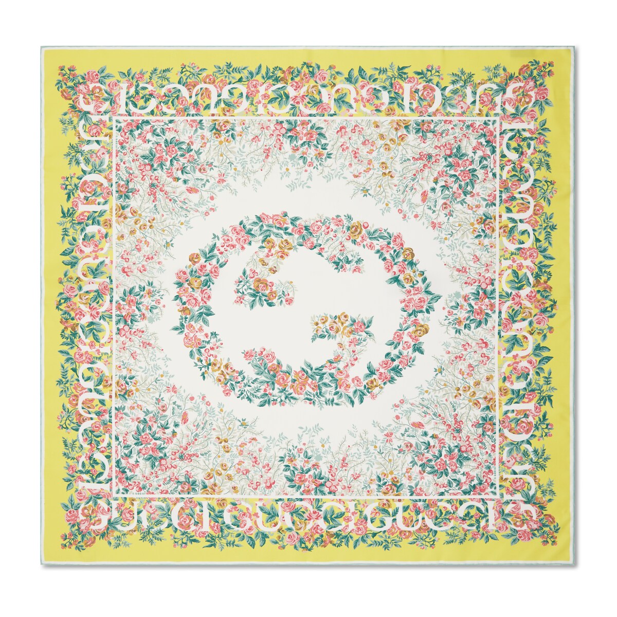 Printed Silk Twill Carré