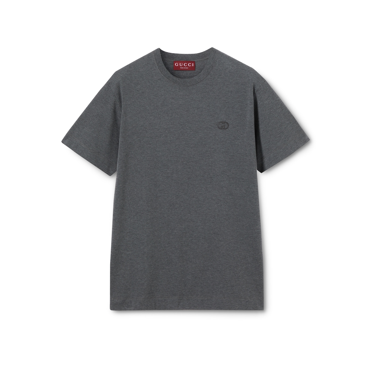Cotton Jersey T-shirt With Embroidery Cotton Jersey T-shirt With Embroidery