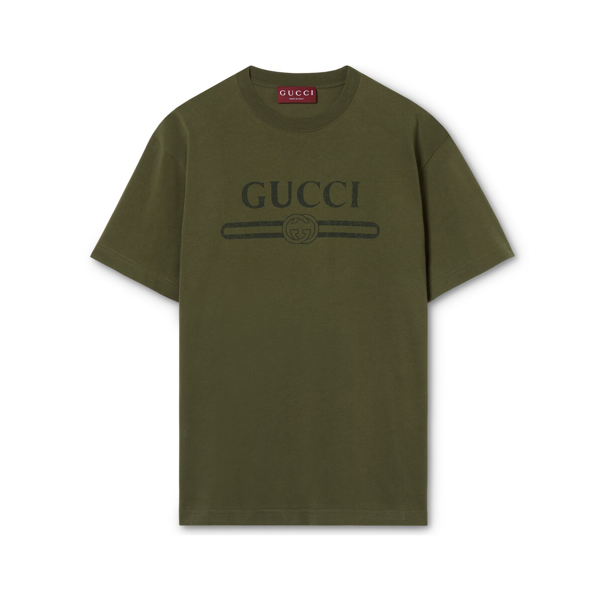 Cotton Jersey T-shirt With Print