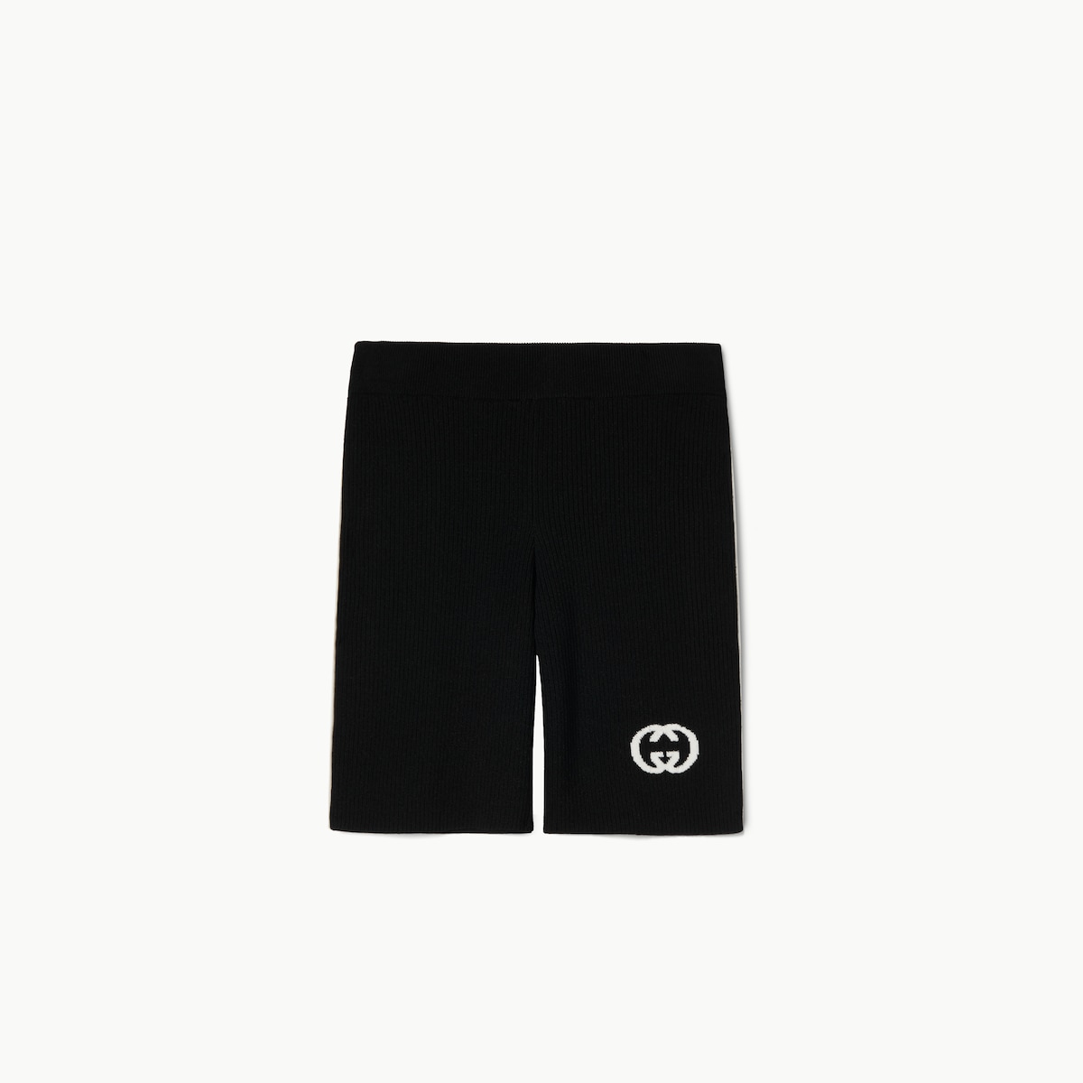 Ribbed Shorts With Intarsia Ribbed Shorts With Intarsia
