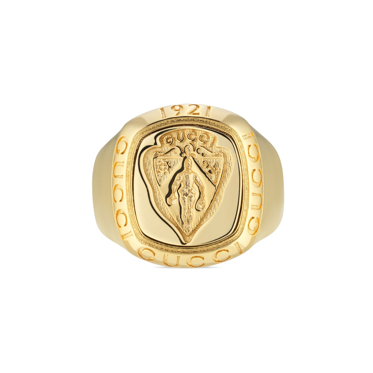Gucci Crest Signet Ring
