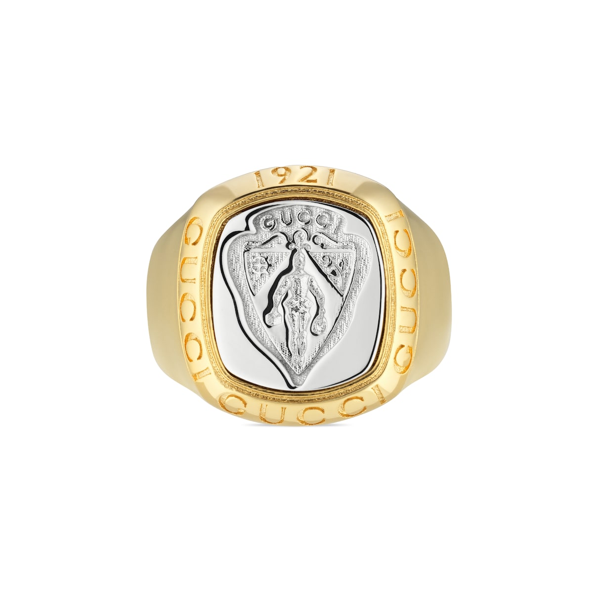 Gucci Crest Signet Ring