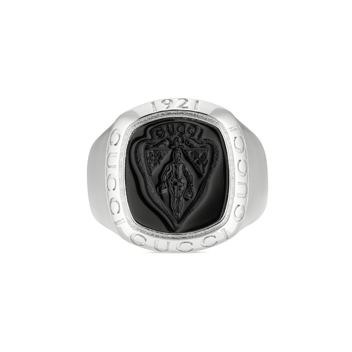 Gucci Crest Signet Ring