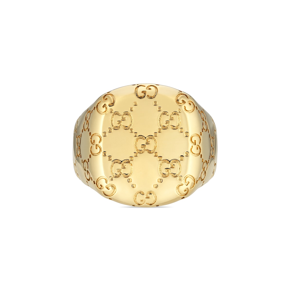 Gucci GG Motif Signet Ring