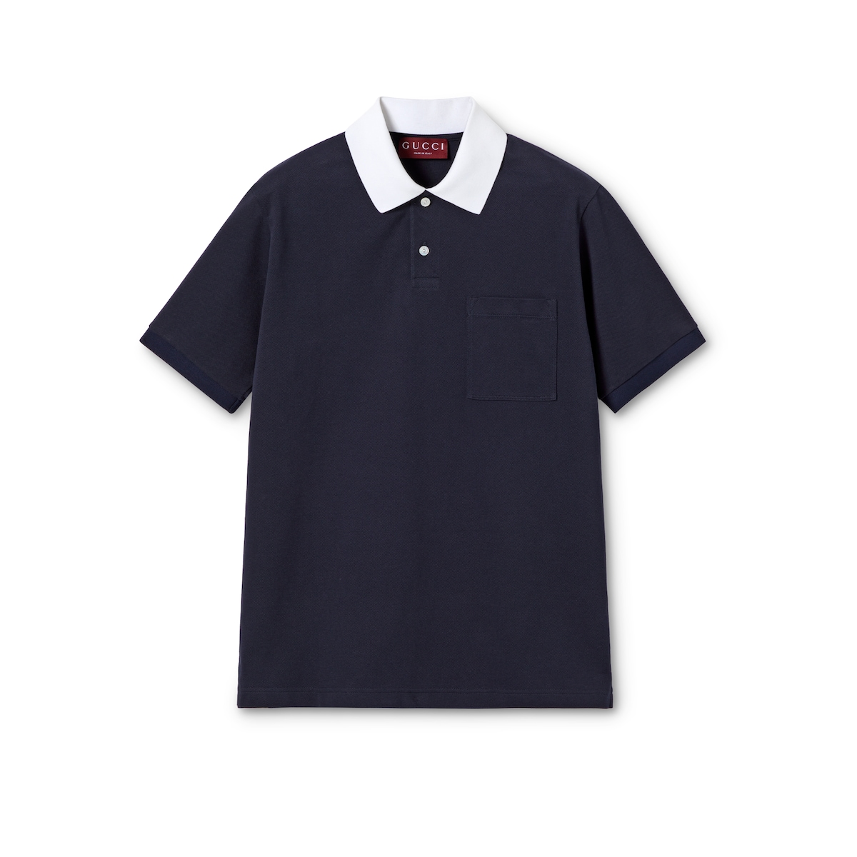Gucci Stretch Cotton Piquet Polo Shirt