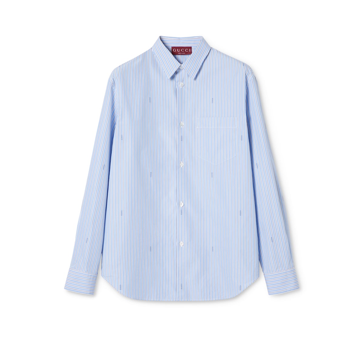 Striped Cotton Poplin Shirt