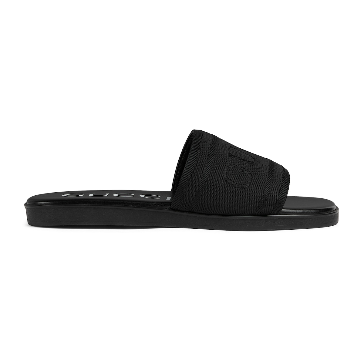 Gucci Slide Sandal With Tonal Logo