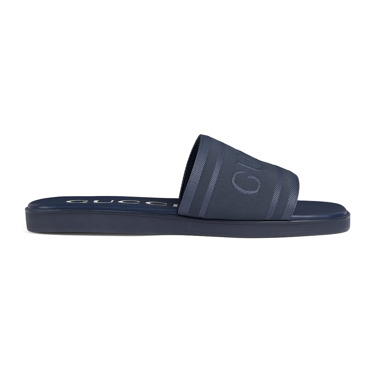 Gucci Slide Sandal With Tonal Logo