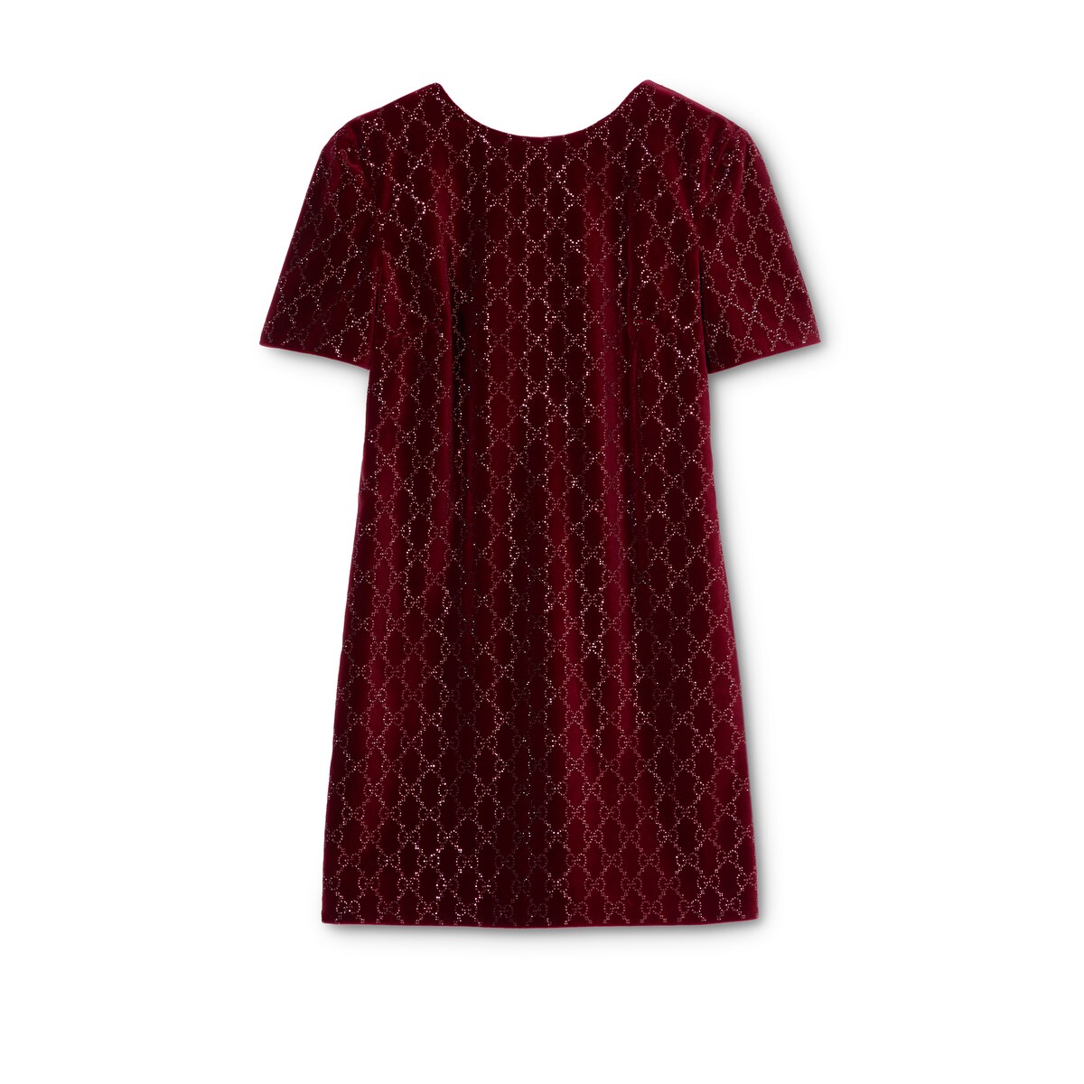 Gucci Embroidered Cotton Velvet Dress