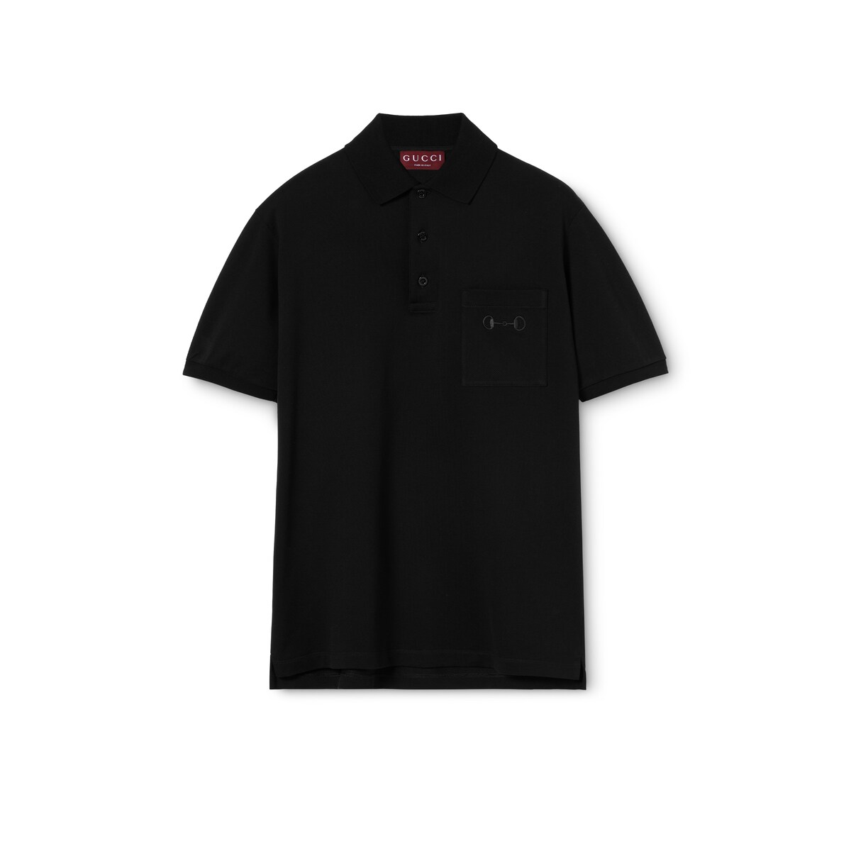 Gucci Cotton Piquet Polo Shirt With Embroidery