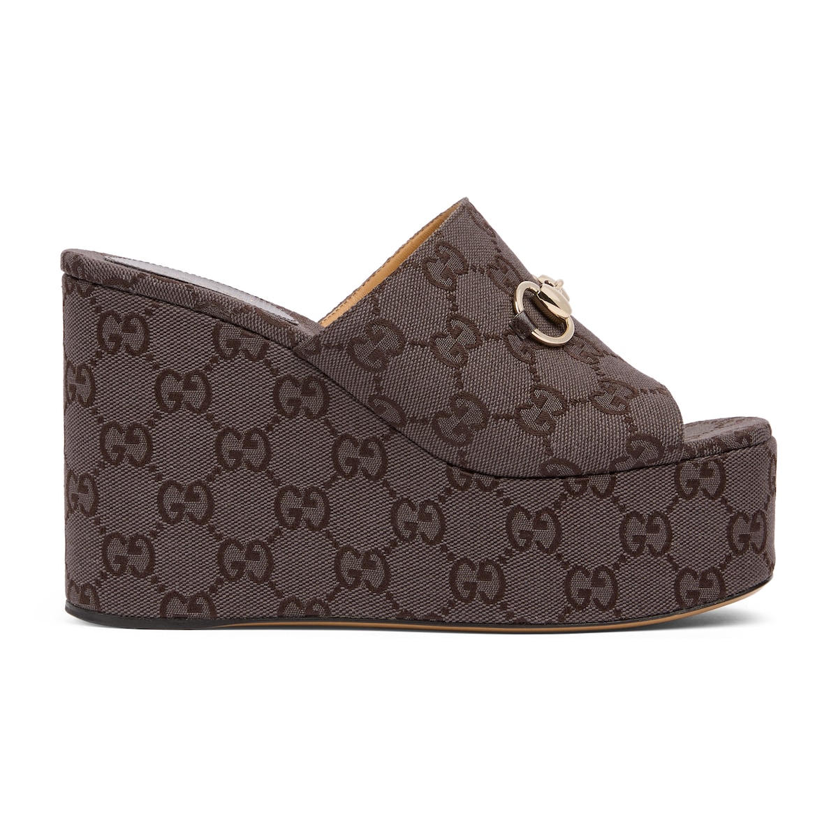Gucci Wedge Sandal With Horsebit