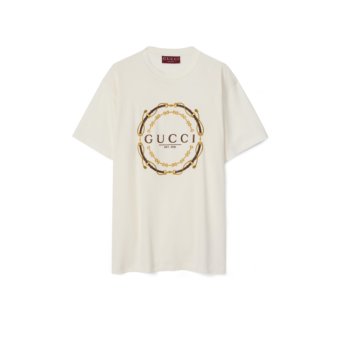 Cotton Jersey T-shirt With Print