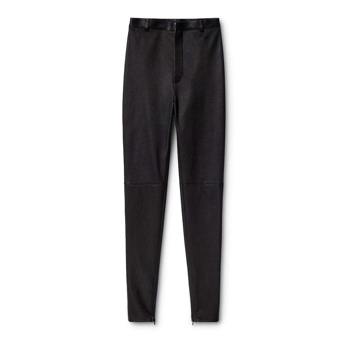 Gucci Bonded Leather With Stretch Cotton Leggings