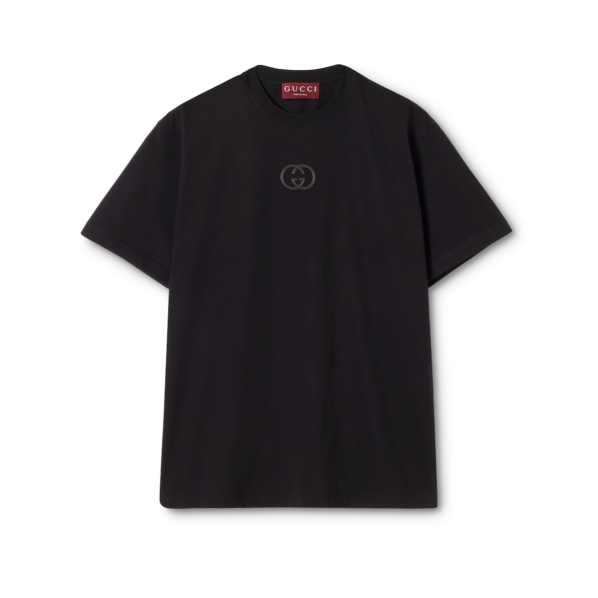 Cotton Jersey T-shirt With Embroidery Cotton Jersey T-shirt With Embroidery