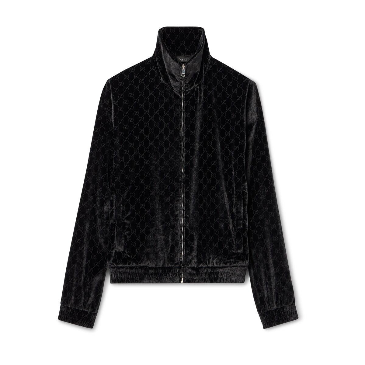 Gucci GG Stretch Velvet Devoré Zipped Jacket