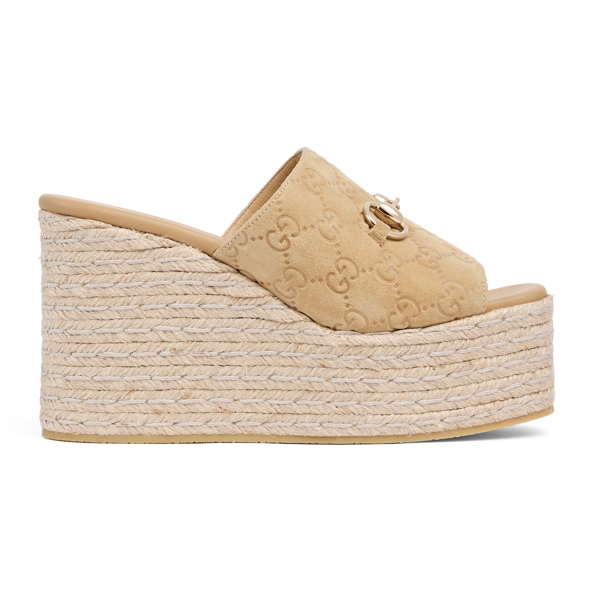 Gucci Platform Espadrille With Horsebit