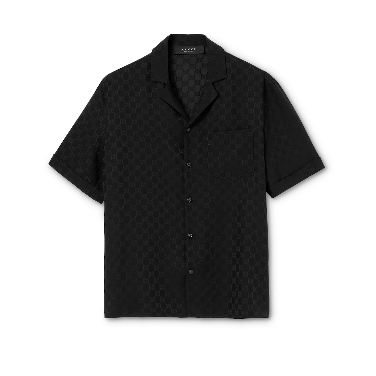 Gucci GG Silk Jacquard Bowling Shirt