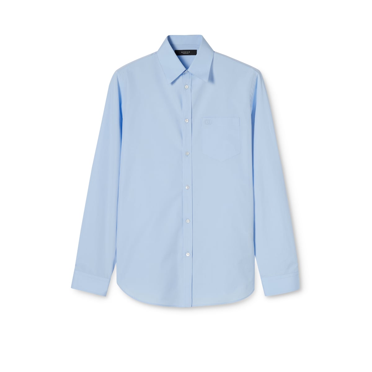 Gucci Cotton Poplin Shirt With Embroidery