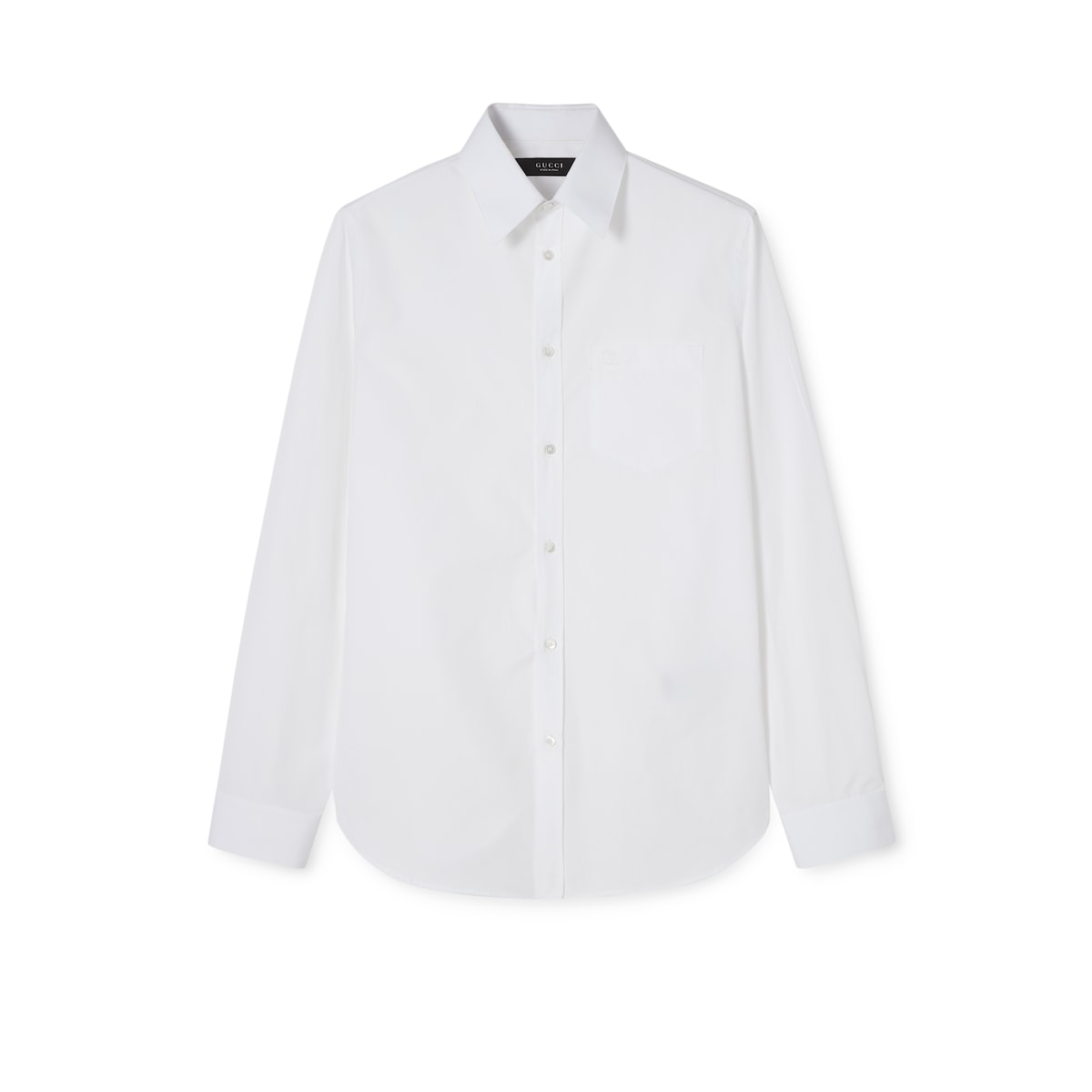 Gucci Cotton Poplin Shirt With Embroidery