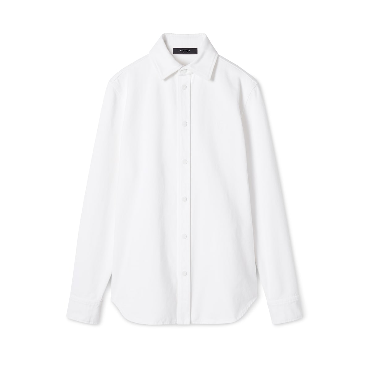 Gucci Washed Certified Cotton Denim Shirt