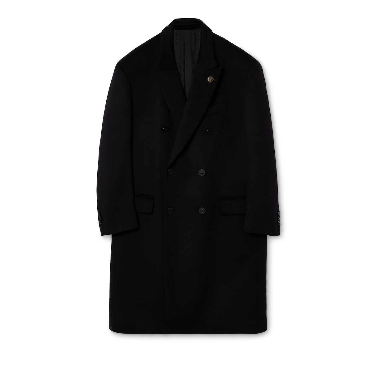 Double-breasted Wool Cashmere Coat