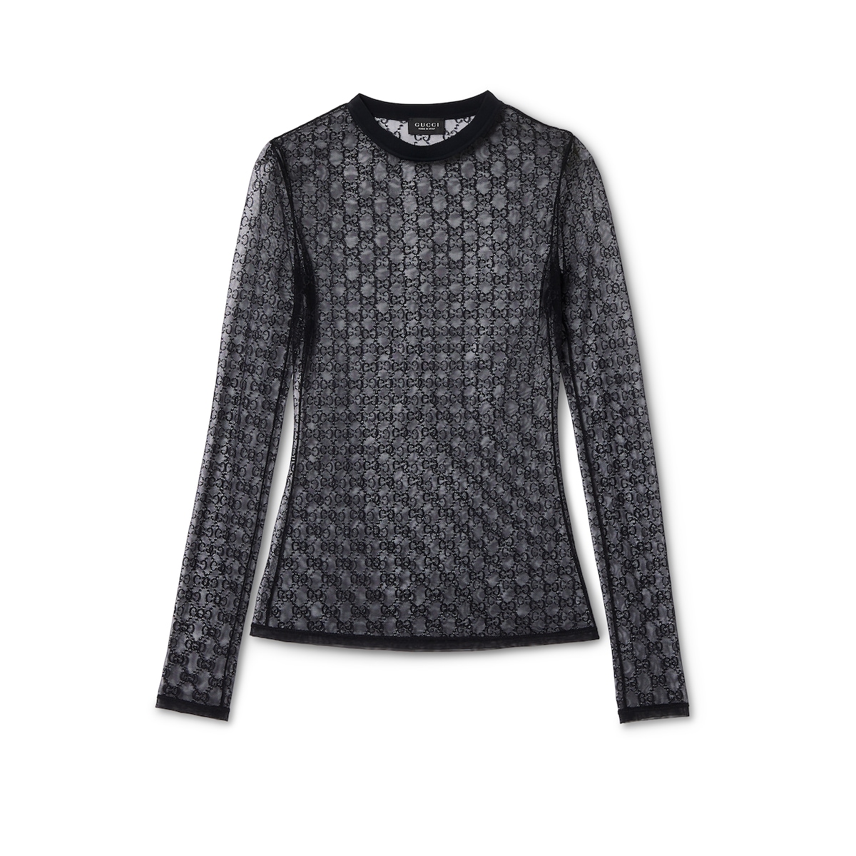 Gucci GG Stretch Lace T-shirt