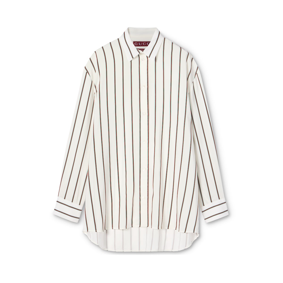 Gucci Web Silk Jacquard Shirt