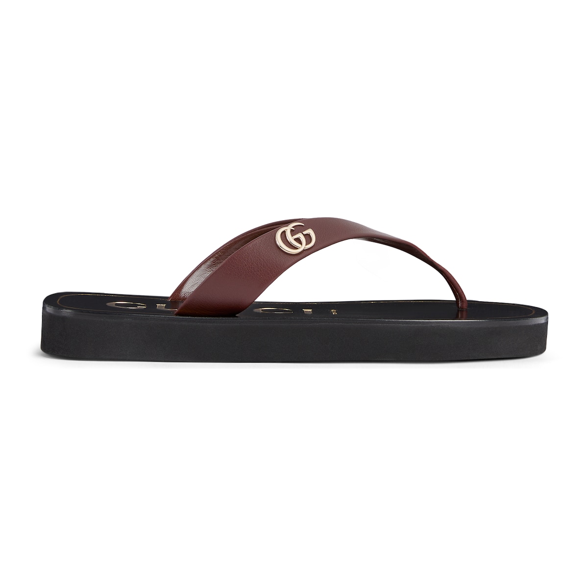 Gucci Thong Sandal With Double G