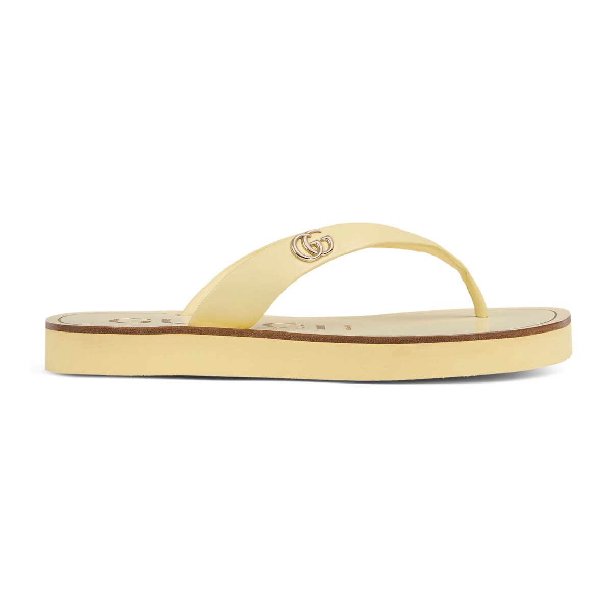 Gucci Thong Sandal With Double G