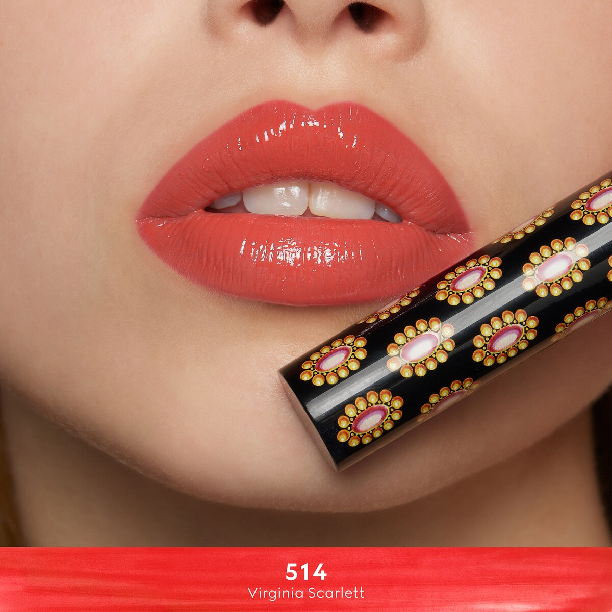 Gucci 514 Virginia Scarlett, Rouge De Beauté Brillant | Thumbnail 3 Gucci 514 Virginia Scarlett, Rouge De Beauté Brillant | Thumbnail 3