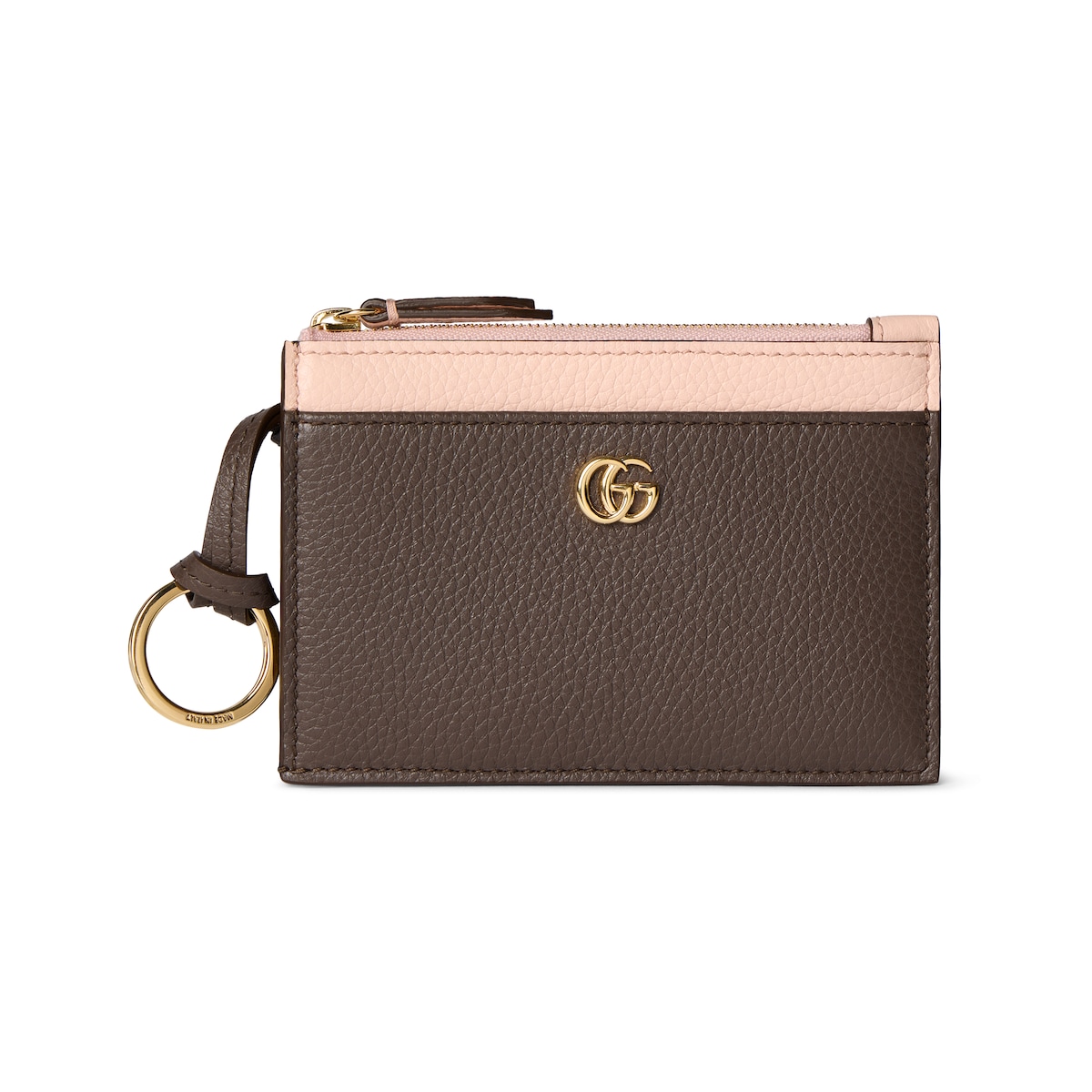 Bi-color GG Marmont Zip Key Pouch Bi-color GG Marmont Zip Key Pouch