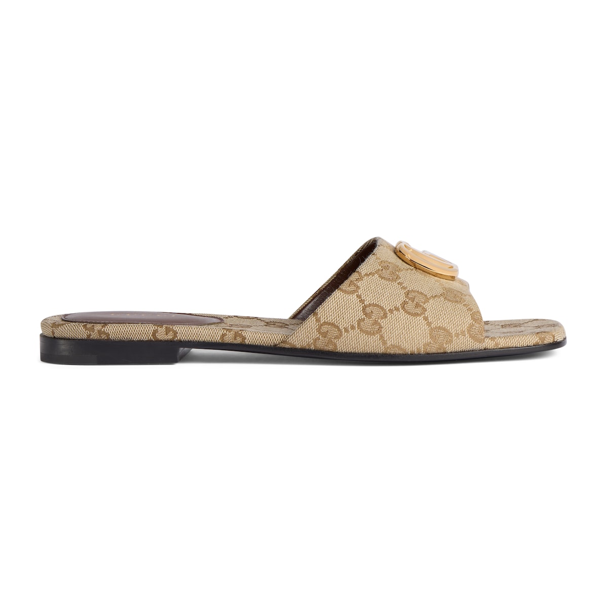 Slide Sandal With Double G