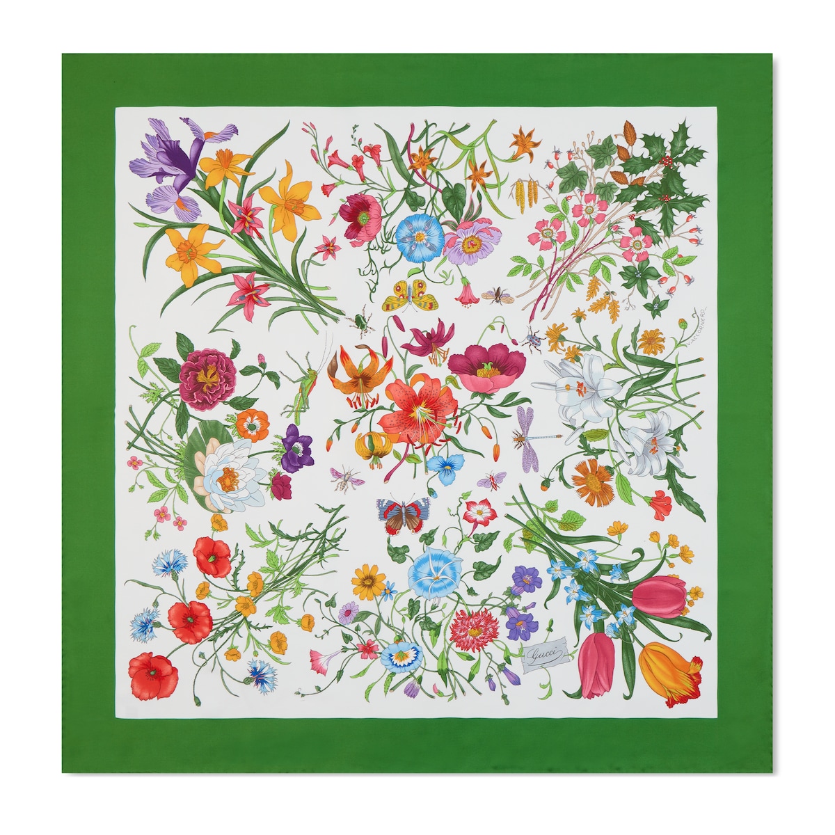 Printed Silk Carré Printed Silk Carré