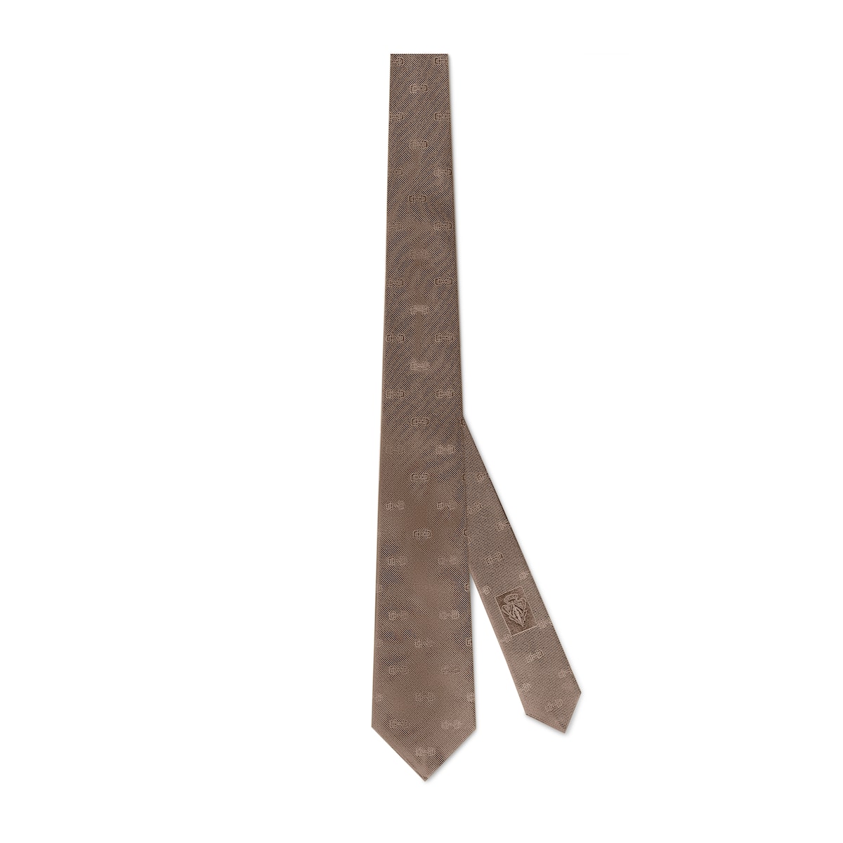 Gucci Horsebit Silk Jacquard Tie