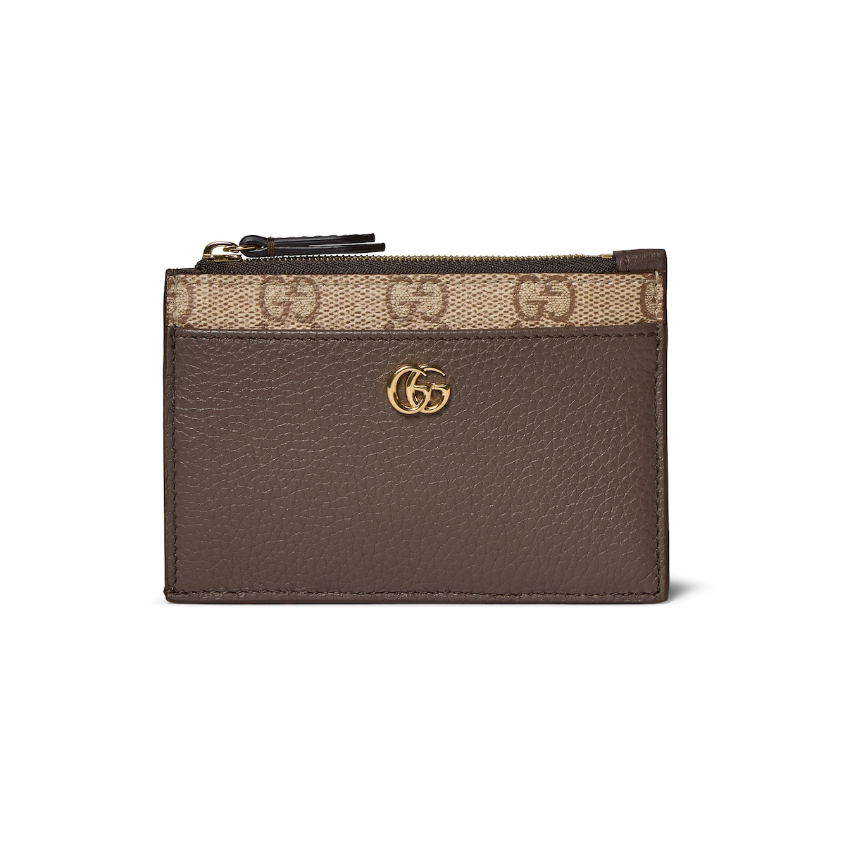 Gucci Bi-color GG Marmont Zip Key Pouch