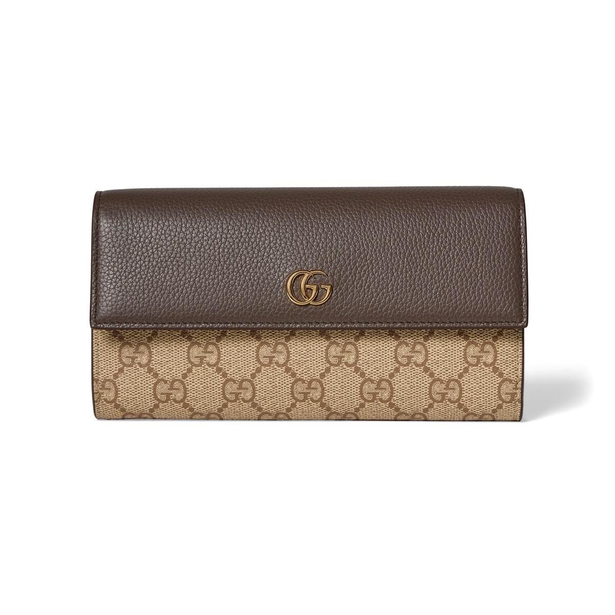 Bi-color GG Marmont Continental Wallet