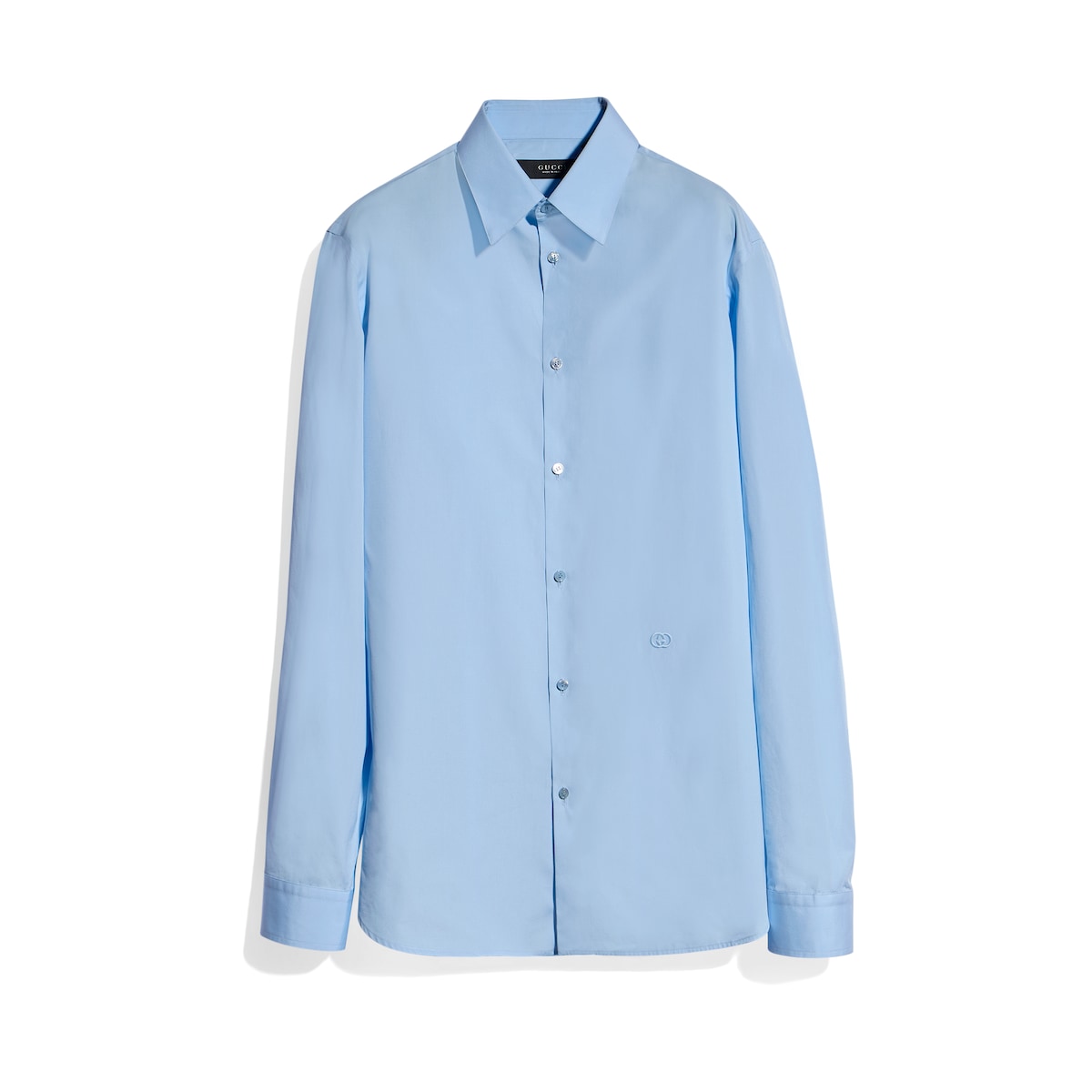 Gucci Piece Dyed Cotton Poplin Shirt
