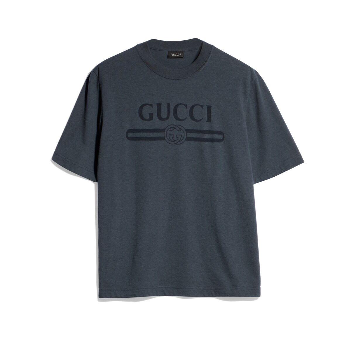 Cotton Jersey T-shirt With Devoré Detail Cotton Jersey T-shirt With Devoré Detail