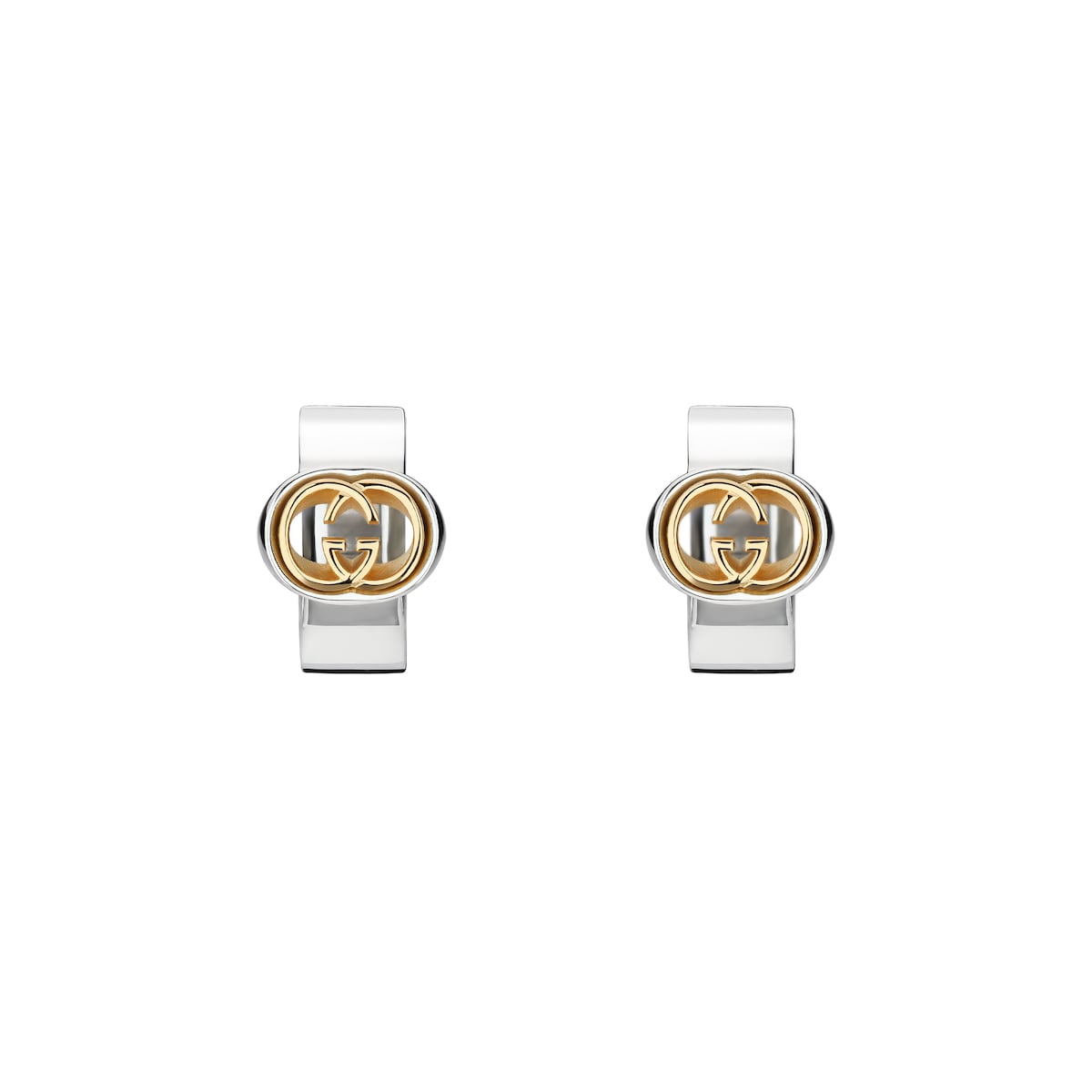 Gucci Interlocking Mini Hoop Earrings