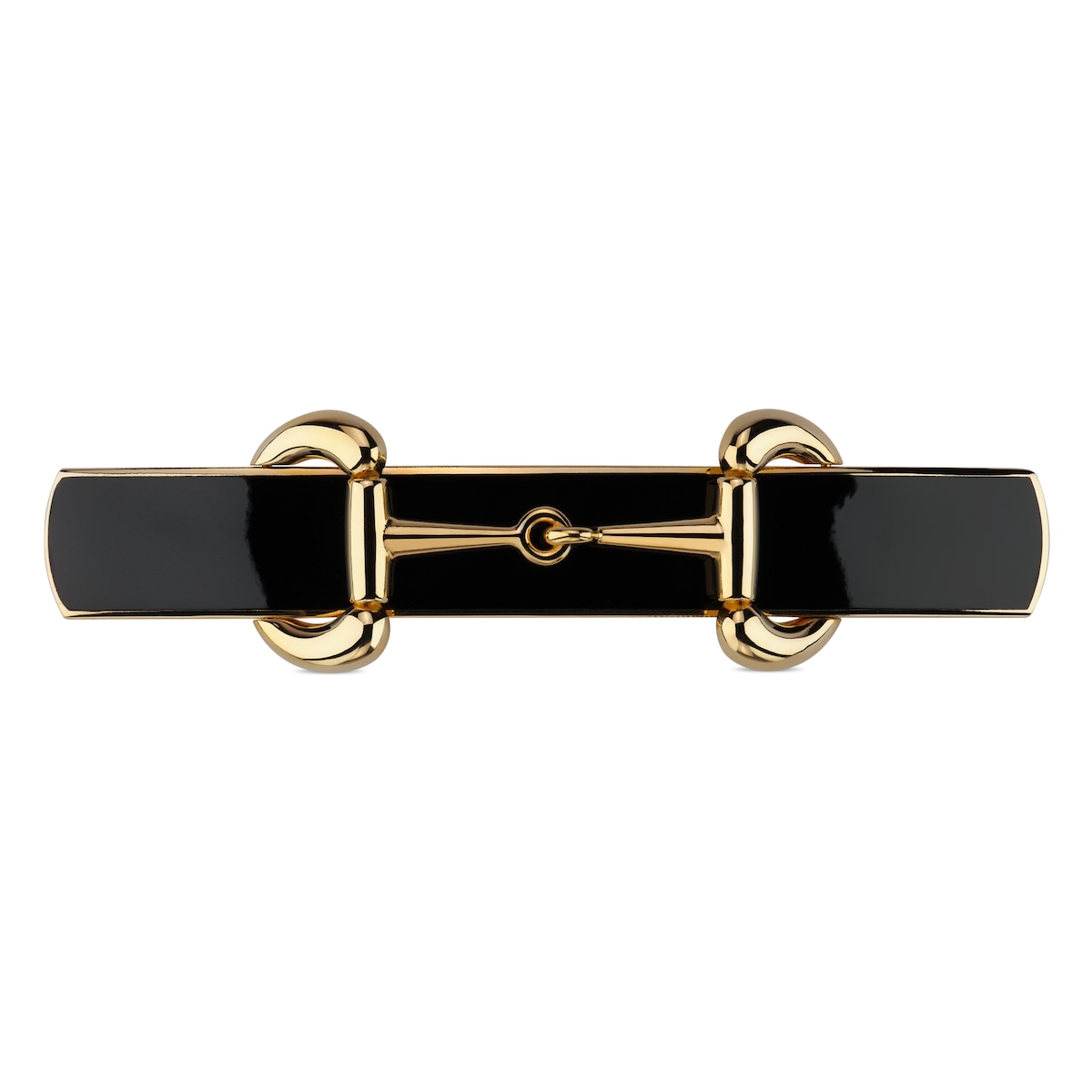 Gucci Horsebit Hair Clip With Enamel
